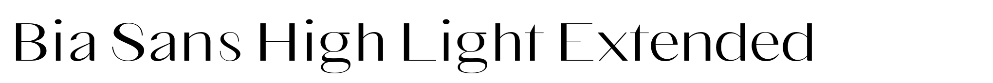 Bia Sans High Light Extended image